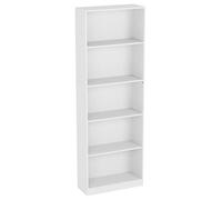 Vida Designs Home Discount Cambridge - Estantería de 5 Niveles, Extra Grande, Madera, Color Blanco