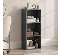 Vida Designs Oxford - Estantería de 3 Niveles, estantería de Madera Gris para Oficina, Sala de Estar