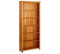 vidaXL Estantería con 6 Niveles Madera de Roble Marrón Librería con Estantes