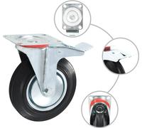 vidaXL, 12 ruedas giratorias de 200 mm