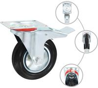 vidaXL, 12 unidades de ruedas giratorias, 160 mm