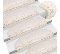 vidaXL 15x Alfombrilla de Escalera Estera Peldaños Escalones Color Beige, Blanco, Crema y mas
