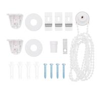 vidaXL 18 piezas de herrajes para persianas enrollables de 18 mm