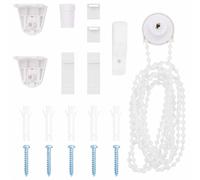 vidaXL 19 piezas de herrajes para persianas enrollables de 18 mm