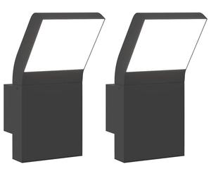 vidaXL: 2 faroles LED para exterior, color , fabricados en aluminio fundido