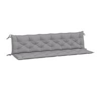 vidaXL: 2 fundas para banco de jardín, color gris, 200x50x7 cm, tejido Oxford
