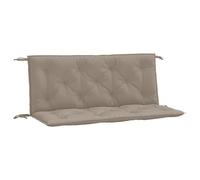 vidaXL: 2 fundas para banco de jardín, color taupe, 120x50x7 cm, tejido Oxford