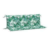 vidaXL: 2 fundas para banco de jardín, estampado de hojas, 150x50x7 cm, tejido Oxford