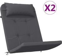 vidaXL: 2 fundas para sillas Adirondack, color antracita, tejido Oxford