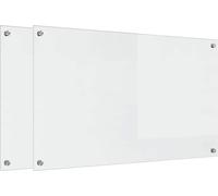 vidaXL: 2 paneles protectores para cocina, transparentes, 100 x 60 cm, de vidrio templado