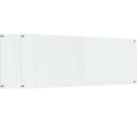 vidaXL: 2 paneles protectores para cocina, transparentes, de 110 x 40 cm, de vidrio templado