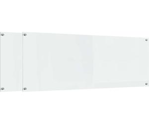 vidaXL: 2 paneles protectores para cocina, transparentes, de 110 x 40 cm, de vidrio templado
