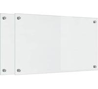 vidaXL: 2 paneles protectores para cocina, transparentes, de 70 x 40 cm, fabricados en vidrio templado