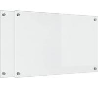 vidaXL: 2 paneles protectores para cocina, transparentes, de 80 x 50 cm, de vidrio templado