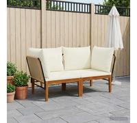 vidaXL 2 uds. Madera de Acacia Sólida y Cuerda Natural