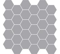 vidaXL: 20 baldosas hexagonales, color gris, 30 x 30 cm, fabricadas en poliuretano y PET