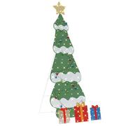 vidaXL 220 LED Multicolor 210 cm Tela de Acero y oropel
