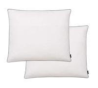 vidaXL Almohadas de plumón y plumas 70x60 cm Blanco - Pack 2