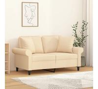 vidaXL 2x Cojines Decorativos Tela Almohada para Sofá Salón Color Amarillo claro, Crema, Gris claro y mas