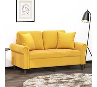 vidaXL 2x Cojines Decorativos Terciopelo Almohada Sofá Dormitorio Color Amarillo, Azul, Crema y mas