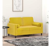vidaXL 2x Cojines Decorativos Terciopelo Almohada Sofá Dormitorio Color Amarillo, Azul, Crema y mas