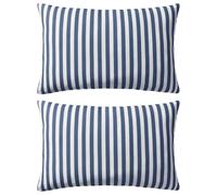 vidaXL 2X Cojines para Exteriores 60x40cm Azul Marino para Casa y Jardin Hogar