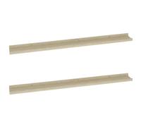 vidaXL 2X Estantes de Pared Repisa Flotante Balda Estantería Salón Sala de Estar Estudio Exhibición Colgante Decoración Color Roble Sonoma 100x9x3 cm