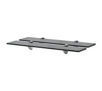 vidaXL 2X Estantes Flotantes Balda Montado Colgantes Expositora Estantería para Libros y Objetos Decoración Parillo Almacenamiento Vidrio 60x20cm