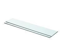 vidaXL Estantes 2 unidades panel de vidrio transparente 70 x 15 cm