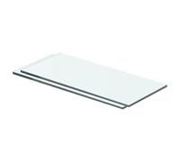 vidaXL 2X Estantes Panel Balda Placa Estantería para Casas o Tiendas de Pared Expositora Estantería Decoración de Vidrio Transparente 40x12cm
