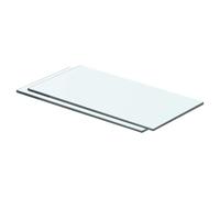 vidaXL Estantes panel balda de vidrio transparente 40x15 cm – 2 unidades