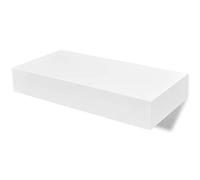 vidaXL Estantes de pared flotantes con cajones Diseño Decoración Blanco 2 uds 48 cm