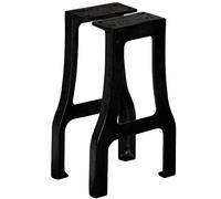 vidaXL 2X Patas Banca Comedor A Hierro Taburete Banco Cocina Mueble Auxiliar