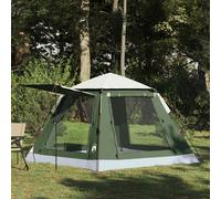vidaXL 3 persona Verde Poliéster 185T