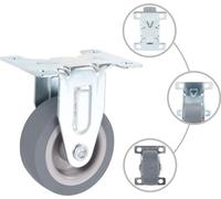 vidaXL, 32 unidades de ruedas para muebles, 50 mm