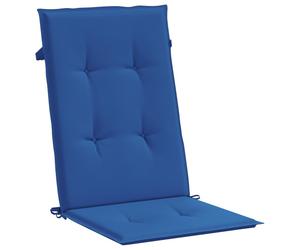 vidaXL: 4 fundas para sillas de jardín, para respaldo alto, color azul real, 120x50x3 cm