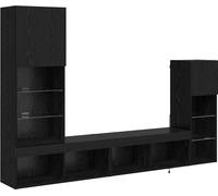 vidaXL: 4 soportes para televisores, color , aspecto de roble, material de madera