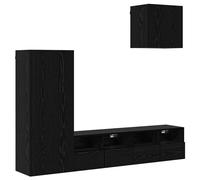 vidaXL: 4 soportes para televisores, color , aspecto de roble, material de madera