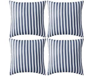 vidaXL 4X Cojines para Exteriores 45x45cm Azul Marino para Casa y Jardin Hogar