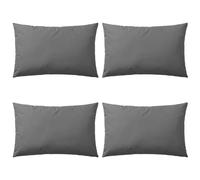 vidaXL 4X Cojines para Exteriores 60x40cm Gris Decoración Casa y Jardin Hogar