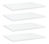 vidaXL 4X Estantes para Estantería Estudio Salón Decoración Libros Librería Librero Biblioteca Tablero Extra Madera Contrachapada Blanco 40x30x1,5 cm