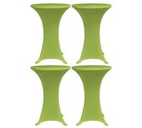 vidaXL 4x Fundas Elásticas Mesa 60cm Casa Hostelería Decoración Color Antracita, Verde, Blanco y mas
