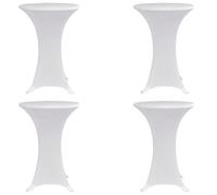 vidaXL 4x Fundas Elásticas Mesa 60cm Casa Hostelería Decoración Color Antracita, Verde, Blanco y mas