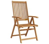 vidaXL Sillas plegables de jardín Madera maciza de acacia Portátil 4 unidades
