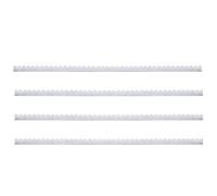 vidaXL 4X Pinchos de Muro para Valla Disuasivo Pico de Pared Cerca Portón Cobertizo Baranda Reborde Protección Acero Galvanizado 1 m