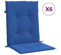 vidaXL: 6 fundas para sillas de jardín, modelo para respaldo bajo, 100x50x3 cm