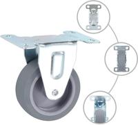 vidaXL, 8 unidades de ruedas para carros, 75 mm