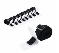 vidaXL 8X Fijaciones para Enrollacobertor de Piscina Universal Clip Correa Cubierta Solar Carrete Hebilla Rodillo Jardín Patio Exterior 1,8m
