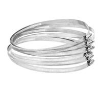 vidaXL Abrazaderas de manguera 6 uds 91-225 mm acero inoxidable 304
