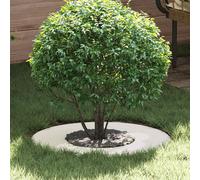 vidaXL adecuado para Anillo de Árbol Plano Ø30/60 cm Acero